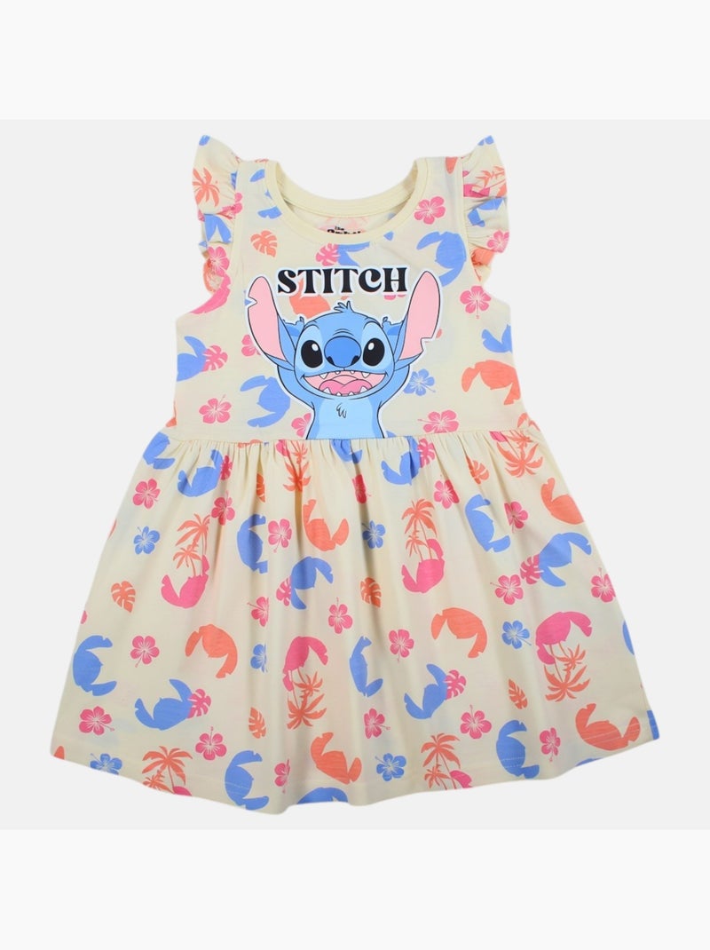 Lilo & Stitch - Vestido Lilo e Stitch menina Laranja - Kiabi