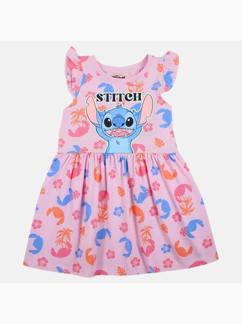 Lilo & Stitch - Vestido Lilo e Stitch menina Rosa - Kiabi