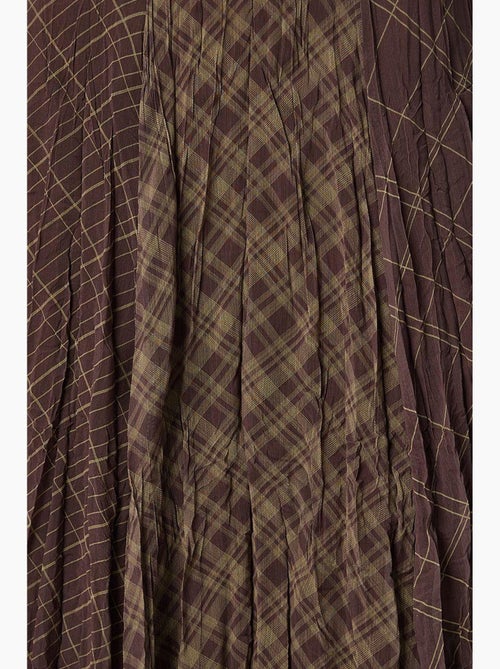 Linda saia midi com folhos e estampado étnico de istambul istanbul - Kiabi Linda saia midi com folhos e estampado étnico de istambul istanbul - Kiabi