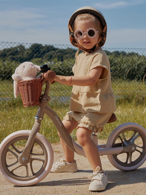 LIONELO Alex Plus bicicleta de equilíbrio - Leve - Selim confortável - Cesto e campainha - Kiabi