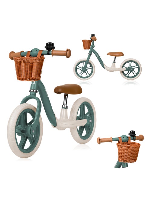 LIONELO Alex Plus bicicleta de equilíbrio - Leve - Selim confortável - Cesto e campainha - Kiabi