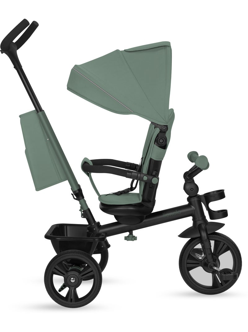 Lionelo haari carrinho e triciclo - até 25 kg - assento reversível - cesto e bolsa incluídos Verde claro - Kiabi