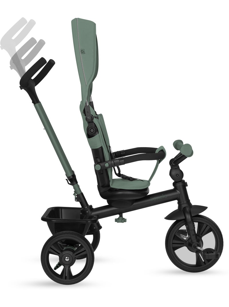 Lionelo haari carrinho e triciclo - até 25 kg - assento reversível - cesto e bolsa incluídos Verde claro - Kiabi