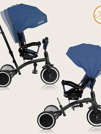 LIONELO Tris Plus carrinho e triciclo - Até 25 kg - Assento reversível - Acessórios incluídos