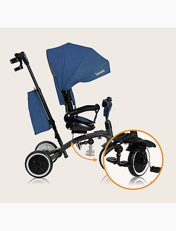 LIONELO Tris Plus carrinho e triciclo - Até 25 kg - Assento reversível - Acessórios incluídos
