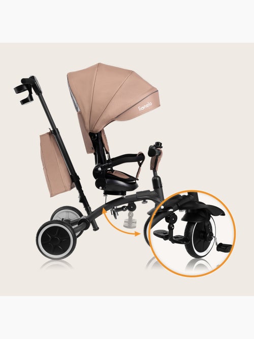 LIONELO Tris Plus carrinho e triciclo - Até 25 kg - Assento reversível - Acessórios incluídos - Kiabi