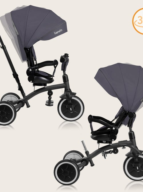LIONELO Tris Plus carrinho e triciclo - Até 25 kg - Assento reversível - Acessórios incluídos - Kiabi