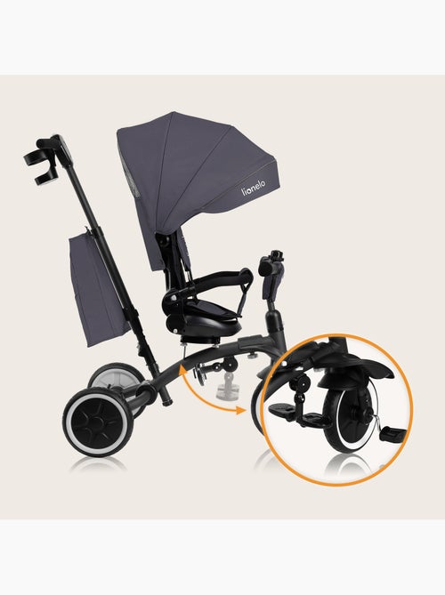 LIONELO Tris Plus carrinho e triciclo - Até 25 kg - Assento reversível - Acessórios incluídos - Kiabi