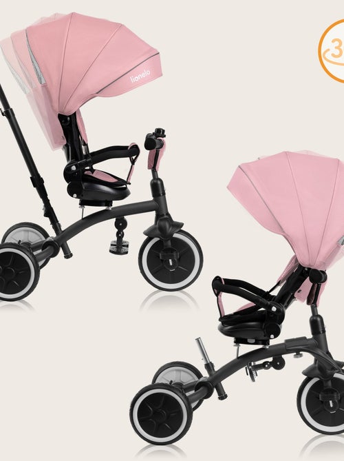LIONELO Tris Plus carrinho e triciclo - Até 25 kg - Assento reversível - Acessórios incluídos - Kiabi