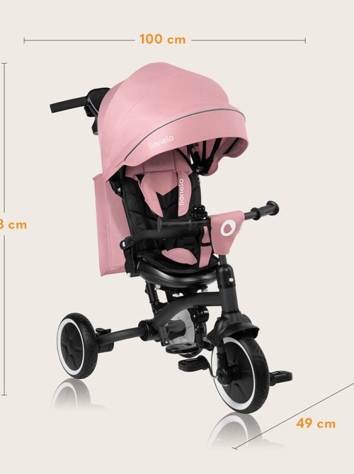 LIONELO Tris Plus carrinho e triciclo - Até 25 kg - Assento reversível - Acessórios incluídos - Kiabi