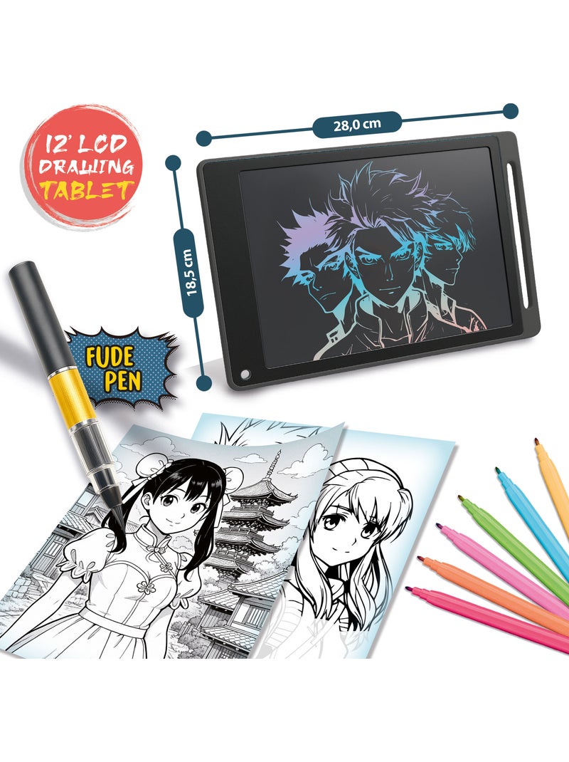 Lisciani conjunto de desenho manga academy +8 anos N/D - Kiabi