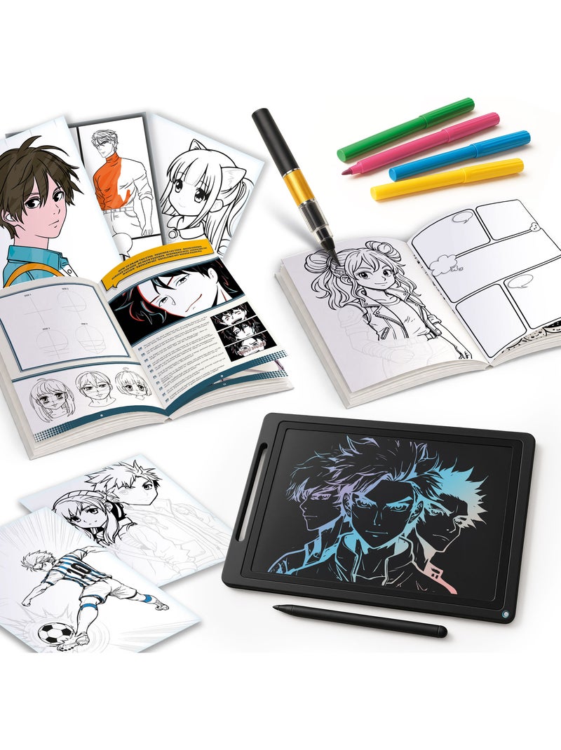 Lisciani conjunto de desenho manga academy +8 anos N/D - Kiabi