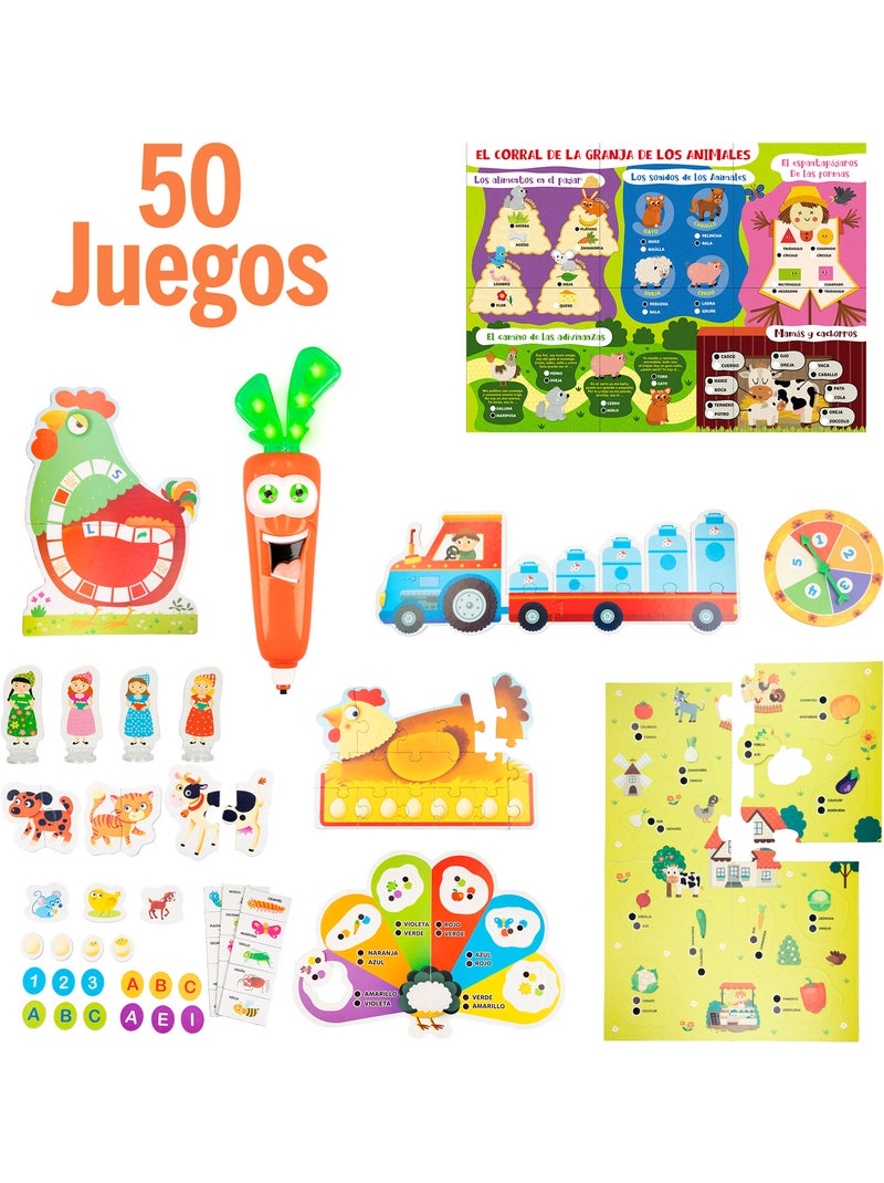 Lisciani jogo de tabuleiro 50 jogos carotina N/D - Kiabi
