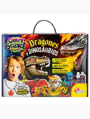 Lisciani jogo dos dinossauros e dragões crazy science