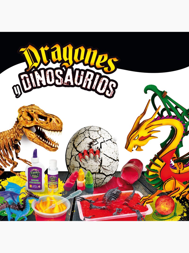 Lisciani jogo dos dinossauros e dragões crazy science N/D - Kiabi