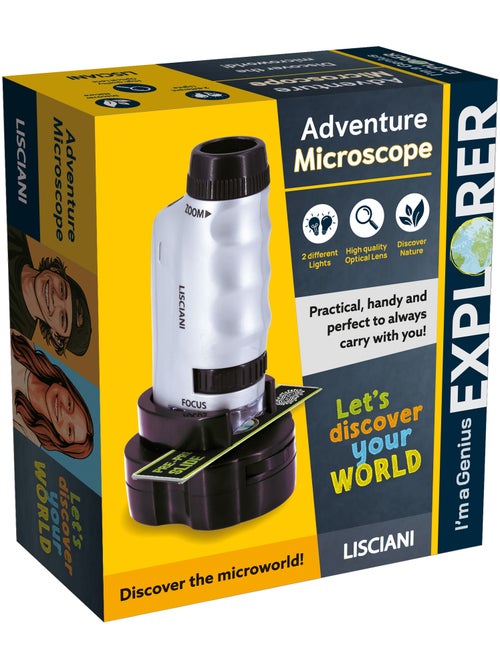 Lisciani micro microscópio para crianças portátil, pequeno e leve 2 em 1 - Kiabi Lisciani micro microscópio para crianças portátil, pequeno e leve 2 em 1 - Kiabi