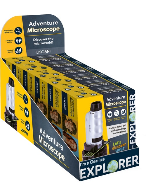 Lisciani micro microscópio para crianças portátil, pequeno e leve 2 em 1 - Kiabi Lisciani micro microscópio para crianças portátil, pequeno e leve 2 em 1 - Kiabi