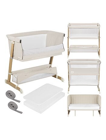 Lit 5 em 1 LIONELO Thomi Plus – Berço Co-sleeping – Berço – Parque para bebé – Sofá-cama – Até 100kg