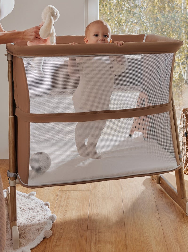 Lit 5 em 1 LIONELO Thomi Plus – Berço Co-sleeping – Berço – Parque para bebé – Sofá-cama – Até 100kg Bege-areia - Kiabi