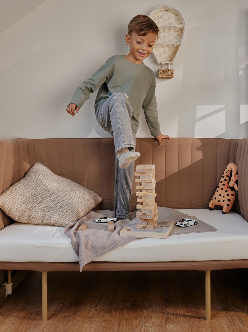 Lit 5 em 1 LIONELO Thomi Plus – Berço Co-sleeping – Berço – Parque para bebé – Sofá-cama – Até 100kg Cinza - Kiabi