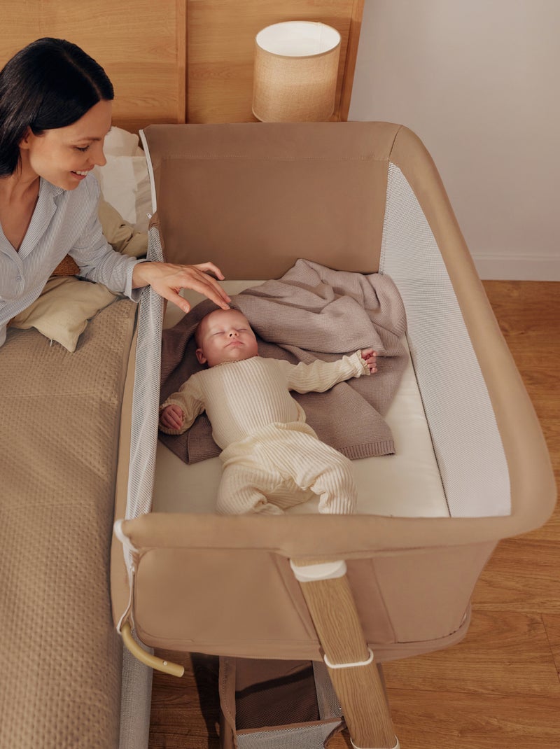 Lit 5 em 1 LIONELO Thomi Plus – Berço Co-sleeping – Berço – Parque para bebé – Sofá-cama – Até 100kg Cinza - Kiabi