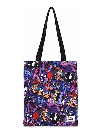 Looney Tunes Space Jam 2: A New Legacy Jam Tote Bag de Compras Shopping Bag, Multicolorido