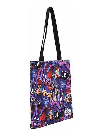 Looney Tunes Space Jam 2: A New Legacy Jam Tote Bag de Compras Shopping Bag, Multicolorido