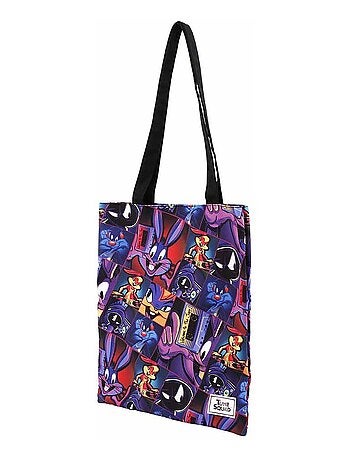 Looney Tunes Space Jam 2: A New Legacy Jam Tote Bag de Compras Shopping Bag, Multicolorido