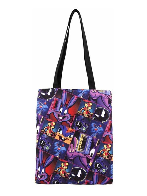 Looney Tunes Space Jam 2: A New Legacy Jam Tote Bag de Compras Shopping Bag, Multicolorido - Kiabi Looney Tunes Space Jam 2: A New Legacy Jam Tote Bag de Compras Shopping Bag, Multicolorido - Kiabi