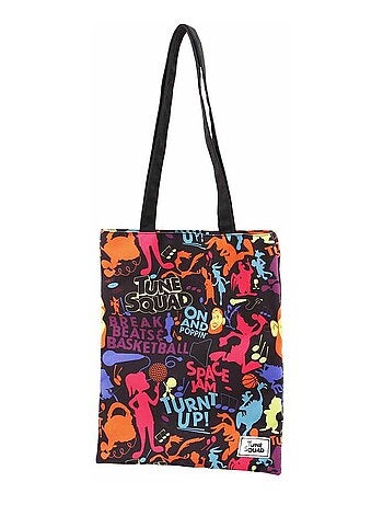 Looney Tunes Space Jam 2: A New Legacy Tune Squad Tote Bag de Compras Shopping Bag, Multicolorido