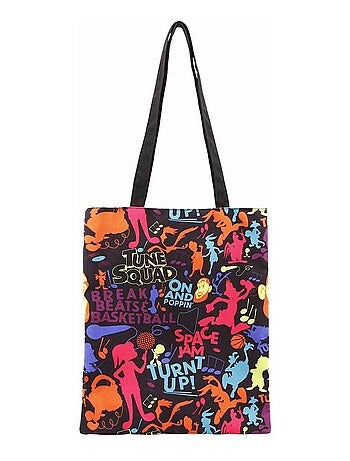 Looney Tunes Space Jam 2: A New Legacy Tune Squad Tote Bag de Compras Shopping Bag, Multicolorido