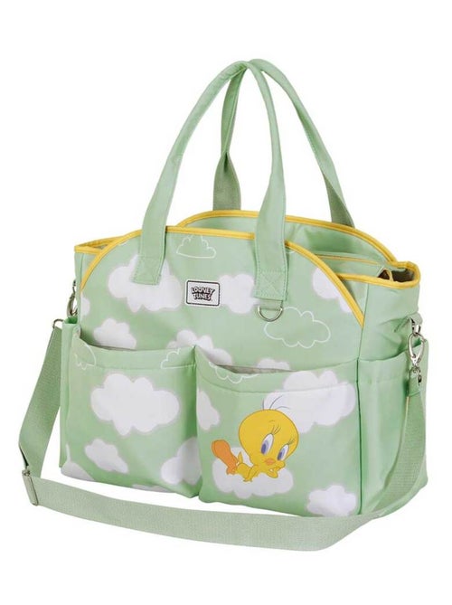 Looney Tunes Tweety (Piu-Piu) Clouds Bolsa para Carrinho de Bebê Mommy, Verde - Kiabi Looney Tunes Tweety (Piu-Piu) Clouds Bolsa para Carrinho de Bebê Mommy, Verde - Kiabi