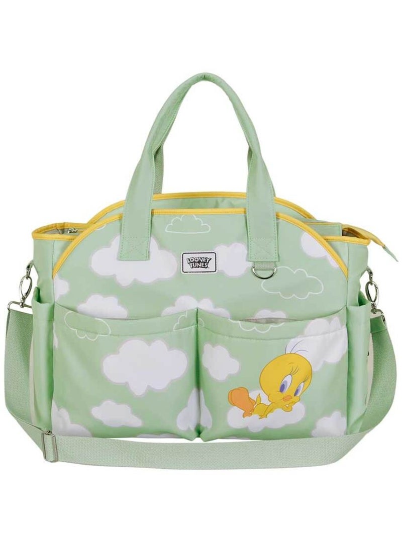 Looney Tunes Tweety (Piu-Piu) Clouds Bolsa para Carrinho de Bebê Mommy, Verde Verde - Kiabi