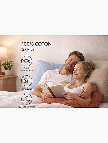 Lot de 20 fronhas algodão couleurs aléatoires promo linge
