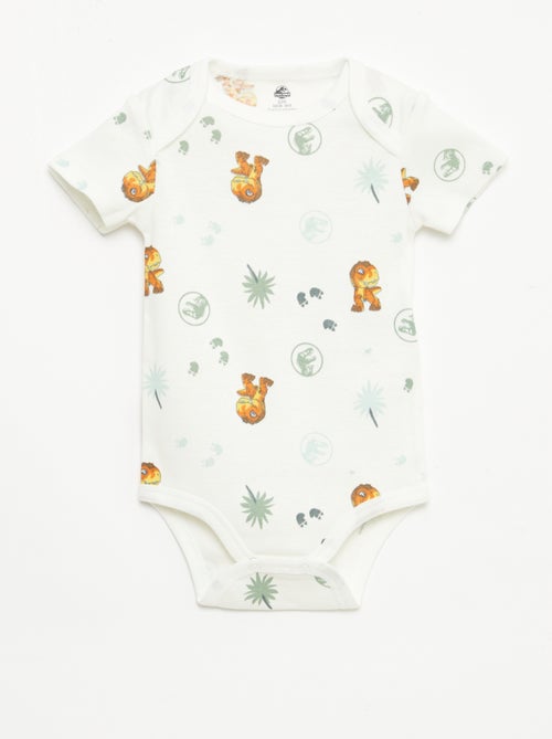 Lote 2 bodies \'Jurassic World\' - Kiabi