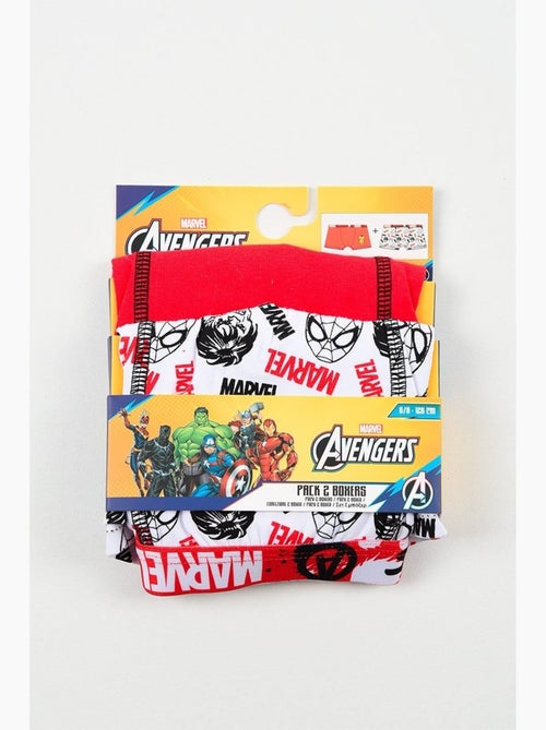 Lote 2 boxers avengers menino | licença oficial - Kiabi Lote 2 boxers avengers menino | licença oficial - Kiabi