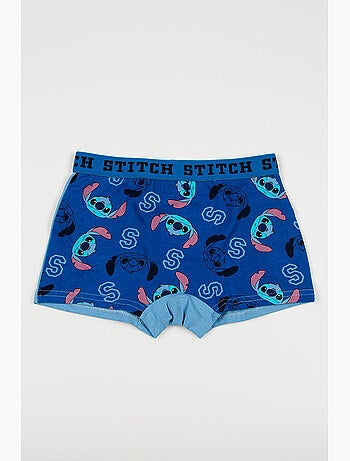Lote 2 boxers lilo & stitch azul menino | licença oficial