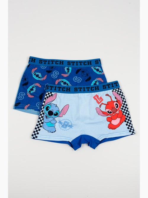 Lote 2 boxers lilo & stitch azul menino | licença oficial - Kiabi Lote 2 boxers lilo & stitch azul menino | licença oficial - Kiabi