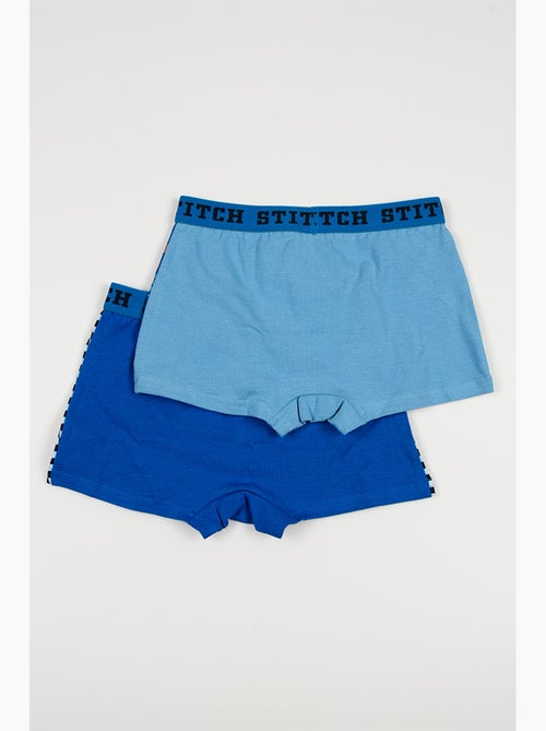Lote 2 boxers lilo & stitch azul menino | licença oficial - Kiabi Lote 2 boxers lilo & stitch azul menino | licença oficial - Kiabi