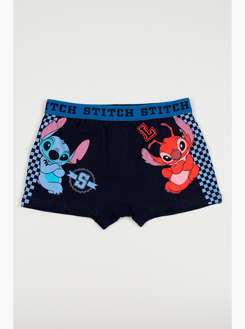 Lote 2 boxers lilo & stitch multicolor menino | licença oficial Azul Vermelho - Kiabi
