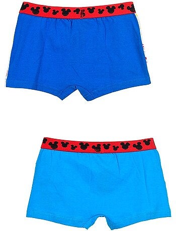 Lote 2 boxers mickey mouse menino | licença oficial