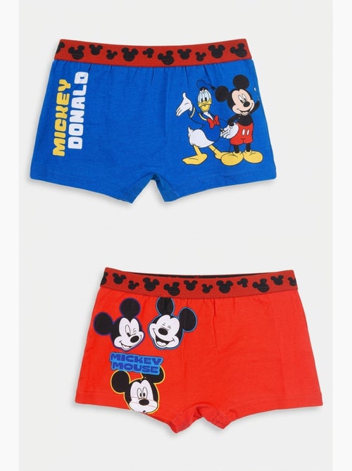 Lote 2 boxers mickey mouse menino | licença oficial - Kiabi Lote 2 boxers mickey mouse menino | licença oficial - Kiabi