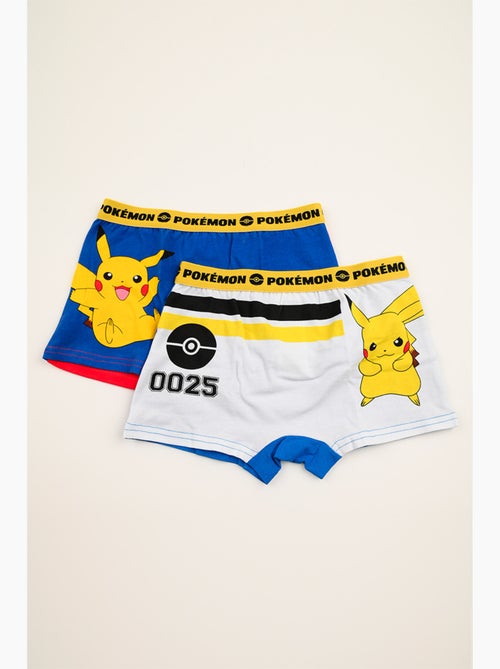 Lote 2 boxers pokémon multicolor menino | licença oficial - Kiabi Lote 2 boxers pokémon multicolor menino | licença oficial - Kiabi