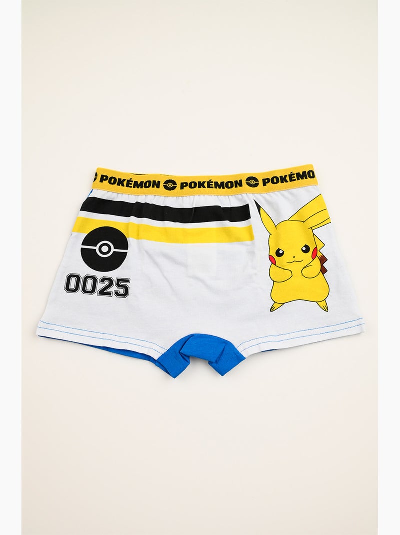 Lote 2 boxers pokémon multicolor menino | licença oficial Azul Branco Azul - Kiabi