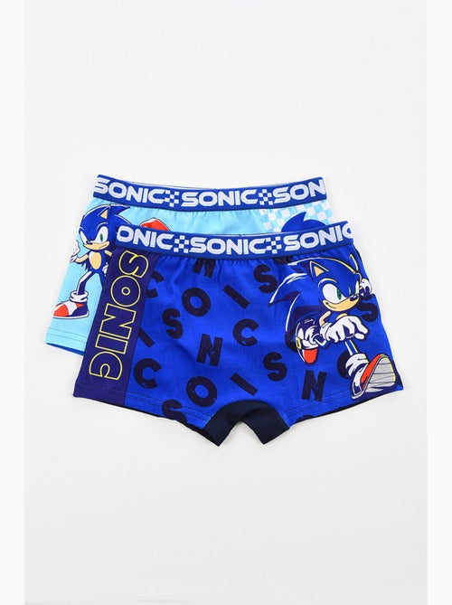 Lote 2 boxers sonic azul menino | licença oficial - Kiabi Lote 2 boxers sonic azul menino | licença oficial - Kiabi