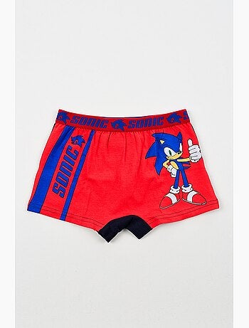Lote 2 boxers sonic menino | licença oficial