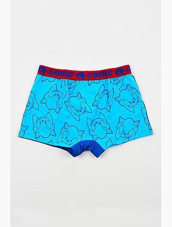Lote 2 boxers sonic menino | licença oficial
