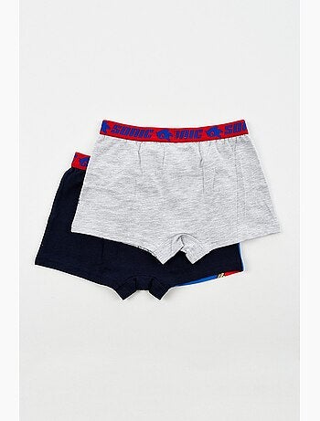 Lote 2 boxers sonic menino | licença oficial