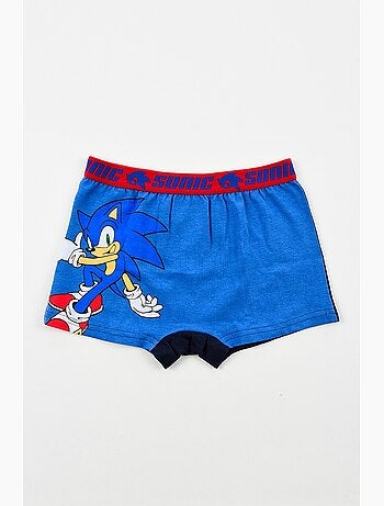 Lote 2 boxers sonic menino | licença oficial