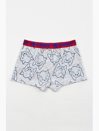 Lote 2 boxers sonic menino | licença oficial